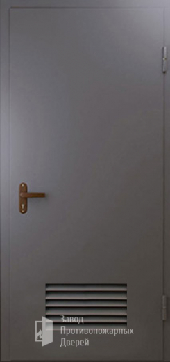 Фото двери «Техническая дверь №3 однопольная с вентиляционной решеткой» в Пушкино