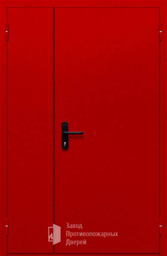 Фото двери «Полуторная глухая (красная)» в Пушкино