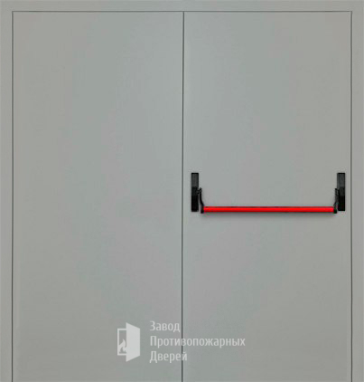 Фото двери «Двупольная глухая с антипаникой (2 створки) EI-30» в Пушкино