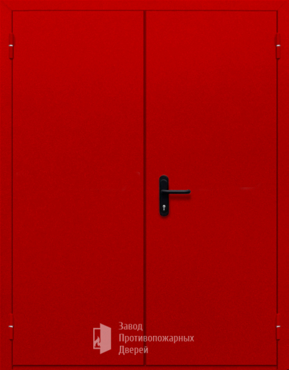 Фото двери «Двупольная глухая (красная)» в Пушкино