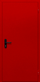 Фото двери «Однопольная глухая (красная)» в Пушкино